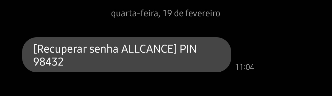 Mensagem SMS